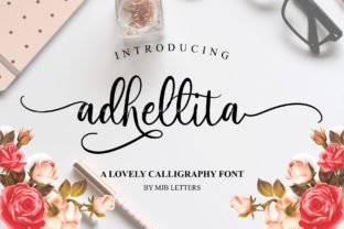Adhellita: A Handwritten Script Font That Elevates Digital Branding