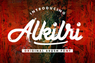 Alkilri Font: A Bold Handwritten Style for Creative Designs