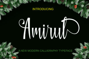 Amirul: A Playful Handwritten Font for Elegant Editorial Design