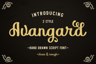 Avangard: A Vintage Script Font with Timeless Appeal
