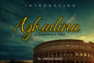 Azkadina: Elegant Script Font for Modern Editorial Design