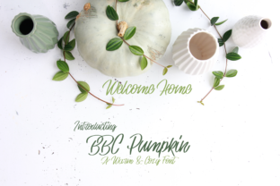 BBC Pumpkin: A Cozy Script Font with Bold Personality