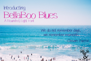 BellaBoo Blues: A Rounded Sans Serif Font for Charming Editorial Design
