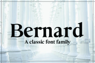 Bernard: A Modern Serif Font for Digital Branding and Web Design
