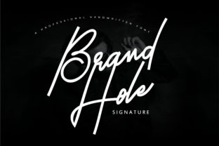 Brand Hole: A Stylish Handwritten Font for Crafters and Makers