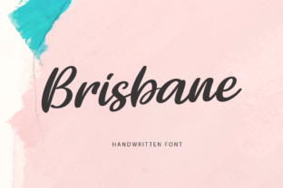 Brisbane: A Handwritten Font That Brings Charm to Craft and Product Design