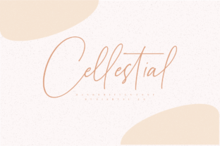 Cellestial: A Light and Cool Handwritten Font for Elegant Editorial Design