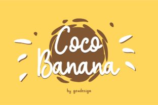 Coco Banana: A Playful Handwritten Font for Makers and Creative Sellers