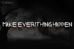 Dl Arsara: A Spooky Font for Horror-Themed Editorial Design
