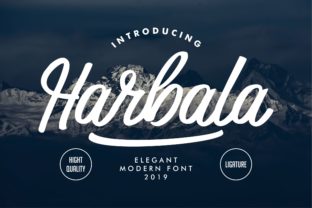 Harbala: A Bold Handwritten Font That Elevates Craft and Product Design