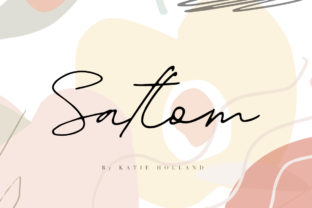 How Satlom Transformed My Brand Design Projects with Elegant Script Typography