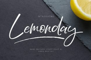 Lemonday: A Handwritten Font for Modern Digital Branding