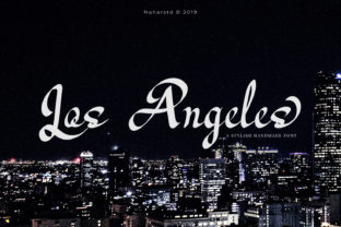 Los Angeles: A Bold Handwritten Font for Modern Craft Design