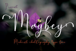 Maybey: A Handwritten Font That Brings Craft Designs to Life