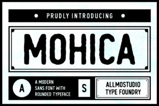 Mohica: A Boldly Rounded Sans Serif Font for Handmade Business Design