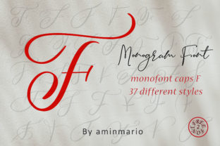 Monogram F Monofont Caps F: A Handwritten Display Font for Brand-Centric Visual Campaigns