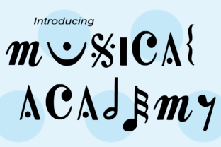 Musical Academy: A Melodic Decorative Font for Creative Designs