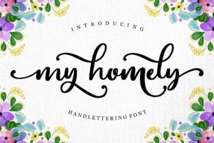My Homely Font: Elevate Your Brand with Elegant Script Typography
