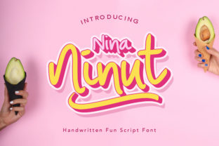 Nina Ninut: A Quirky Handwritten Font That Elevates Small Business Branding