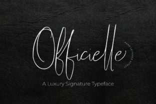 Officielle Script: A Handwritten Font That Elevates Small Business Branding