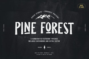 Pine Forest: A Bold Sans Serif Font for Editorial Design and Content Branding