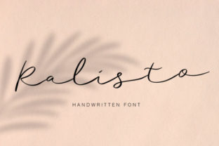 Ralisto: A Cool and Light Handwritten Font for Authentic Editorial Design