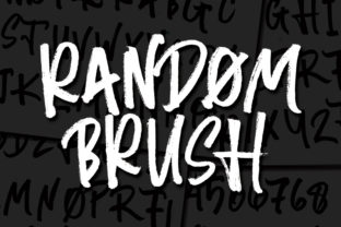 Random Brush: A Textured Brush Font for Authentic Web Design