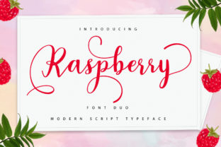 Raspberry Duo: A Sweet Handwritten Font for Charming Brand Identities