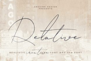 Relative: A Light, Stylish Handwritten Font for Modern Web Design