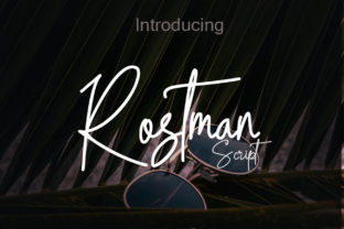 Rostman: A Stylish Handwritten Font for Modern Designers