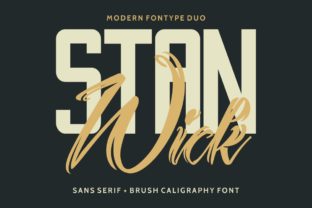 Stanwick: A Bold and Fun Sans Serif Font Duo for Creative Branding