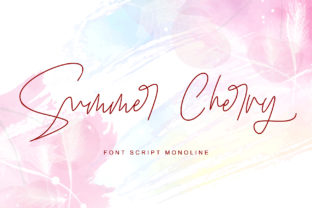 Summer Cherry: A Sweet Serif Font for Summer Designs
