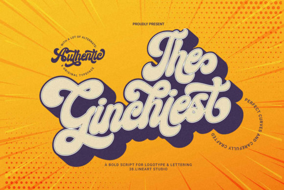 The Ginchiest: A Bold Handwritten Font for Makers and Creative Sellers
