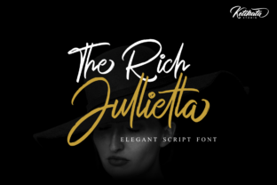 The Rich Jullietta: A Luxurious Handwritten Font