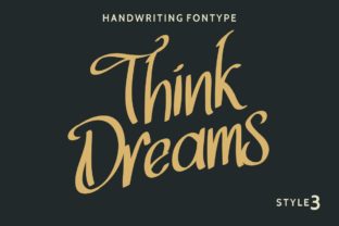 Think Dreams: A Handwritten Font That Elevates Small Business Branding