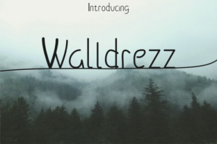Walldrezz: Elegant Sans Serif Font for Modern Design Projects