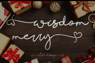 Wisdom Merry: A Sophisticated Script Font for Elegant Branding