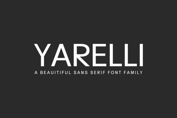 Yarelli Family: A Modern Sans Serif Font for Digital Branding and Web Design